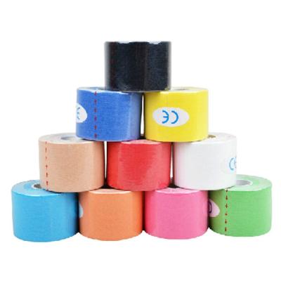 China 5cmx 5mCotton Elastic Colorful 100% Cotton Sports Kinesiology Tape For Sports Injury for sale