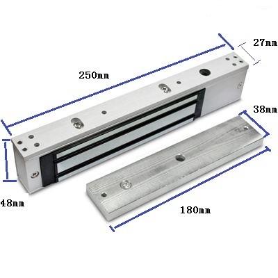 China Electromagnetic lock 280kg 600LBS with magnetic lock for fireproof metal door YET-CL280 for sale