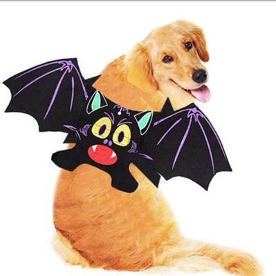 China Viable Makes Halloween Bat Wings Dog Clothes Pet Accessories for sale