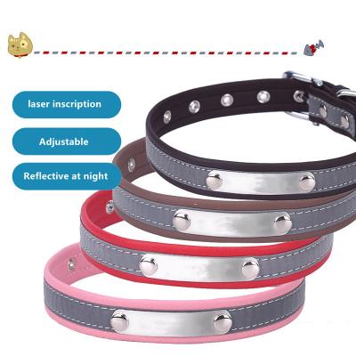 China Pet Supplies Pet Collar Cat And Dog Collar Reflective Anti-lost Listing Customized Reflective for sale