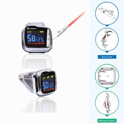 China Bio Medical Equipment Wrist Type Laser Therapy Watch For Hypertension No Side Effects for sale