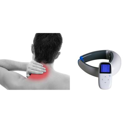 China Electric Impulse Heating Neck And Body EMS Wireless Neck Massager for sale