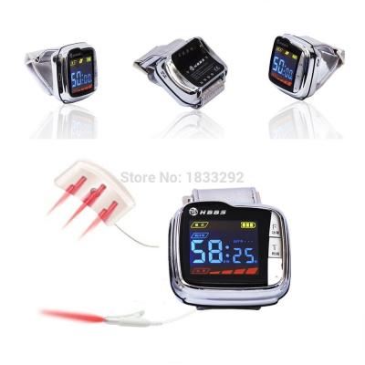 China Semiconductor laser therapeutic instrument digital blood glucose watch for sale