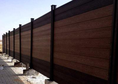 China Recycled Composite WPC Fence Panels Veiligheid Onderhoud laag Te koop