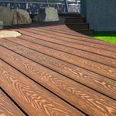 China Fireproof WPC Composite Outdoor Deck Boards Waterproof properties for sale