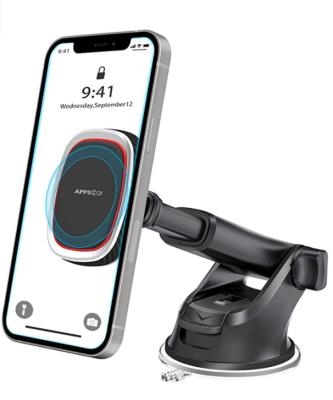 China 2021 Upgraded Adjustable Magnetic Phone Mount for iPhone 12 Series, APPS2Car Phone Holder for Car, Universal Dashboard Windshield for sale