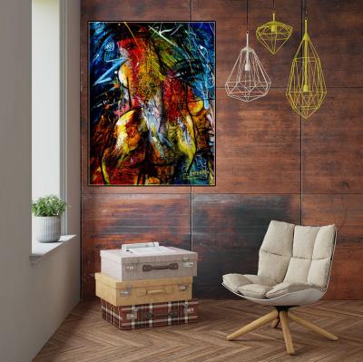 China Impressionist View Street Art Graffiti Modern Artwork Picture Canvas Wall Art Painting Wall Decor Home Decor for sale