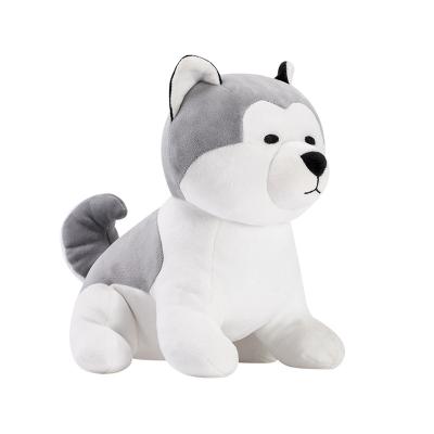 China Character China Supplier Soft Plush Toys Happy Gray Dog Plush Toys for sale