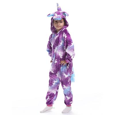 China Girls Brazilian Unicorn Pajamas Onesie Animal Mascot Costume 2020 Popular Kids QUICK DRY For Kids for sale