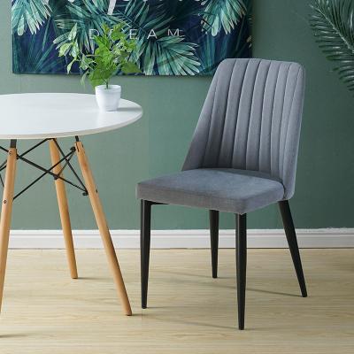 China Advanced Home Direct Metal Frame Powder Coating Factory Supply Furniture Customized Comfortable Dining Chair for sale