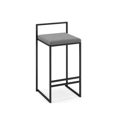 China Modern wholesale industrial canvas fabric high bar stool for bar table for sale