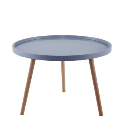 China Customized Modern Round Metal Tray Colorful Nordic Side Table Home Coffee Table for sale