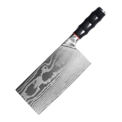 China 8 Inch Chef Knife Damascus Laser Pattern Kitchen Knife Viable Top Rated Chef Knife With Resin Handle for sale