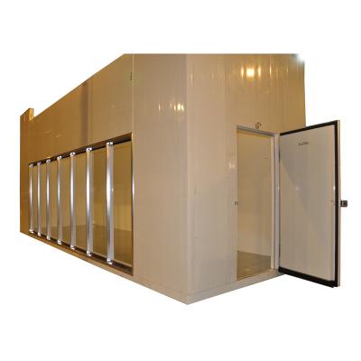 China Container Walk In Cooler Glass Door Show Cold Room For Supermarket Store Toast Bread for sale