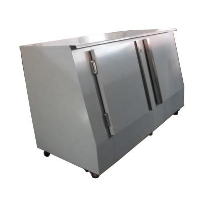 China Single-temperature bags outdoor cooling ice storage freezer ice merchandiser 2 door fan refrigerators and freezers for sale