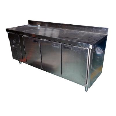 China Single-Temperature Commercial 3 Doors Stainless Steel Under Counter Freezer for sale