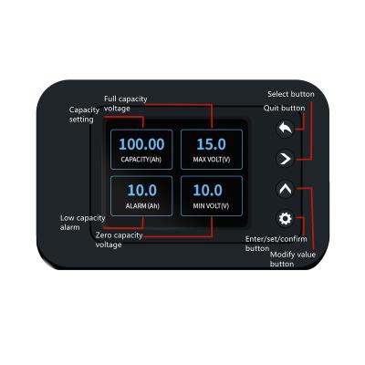 China Outdoor home car lifepo4 lithium battery lead acid monitor blue tooth 125*82*21 mm for sale