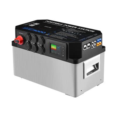 China AC 110v 220v emergency supply battery lifepo4 portable camping power station 3000w 200/300Ah for sale