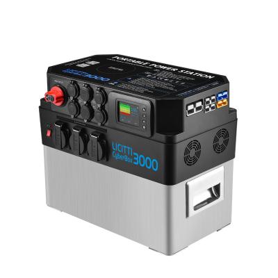 China AAA lifepo4 lithium battery emergency all in one lost power station 300w 3000w 200/300Ah for sale