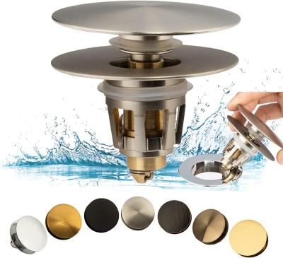 China Artiwell Modern Universal Bathroom Sink Drain Stopper, Fits Most Automatic Drains for Vessel Sink Toilet Vanity, Sink Drain Strainer Wit for sale