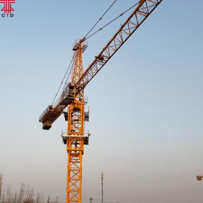 China TC6016 QTZ125 10t tower crane topkit tower crane in Ghana for sale