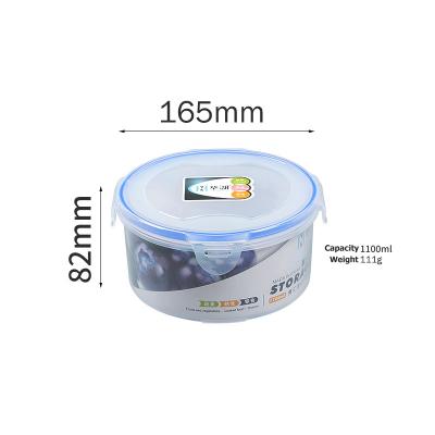 China Popular Airtight Design 1100ml Microwavable Food Storage Container for sale