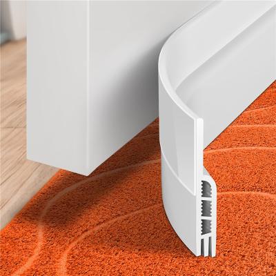 China Under Door Bottom Seal Strip Sweep Blocker Gap Filler Door Draft Stopper Weather Stripping for sale