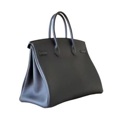 China Fashion TOGO Leather Bag Handbag Designer High Quality Black Luxury Tote Bag For Women Free Shipping for sale