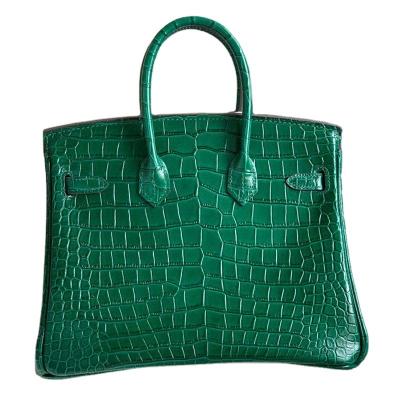 China Fashion Bags Women's Designer Handbags Famous Brands Crocodile Embossed Cow Leather Ladies Handbags Handbags For Women Luxury for sale