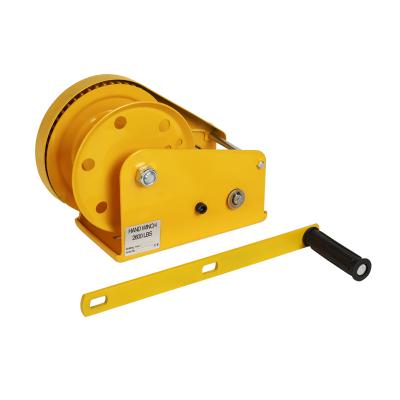 China CRANES 2600 lb hand winch is flexible, convenient and labor-saving. It is suitable for a variety of cranes hand winches for sale