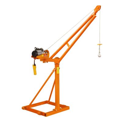 China Other Small Outdoor Mini Crane For Construction Rotating Lifting Electric Hoist for sale