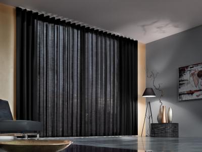 China Polyester room Partition Curtains Antibacterial Flame Retardant for sale