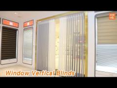 Flexible Window Vertical Blinds Adjustable Light Transmitting For Hotels