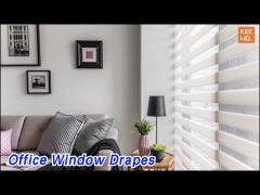 Smart Office Window Drapes Ceiling Installation App Control Motorized For Decoration