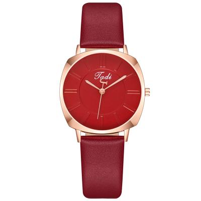 China Fashion popular hot sale luxury women's watch leather watch\quartz square women's fashion watch dress for sale