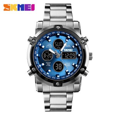 China SKMEI Water Resistant Watches Men Wrist Water Resistant Stainless Steel Quartz Luxury Watch for sale