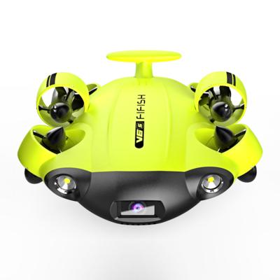 China With New Fifish V6S 4K UHD Camera VR Underwater Drone Professional Sea Scooter 100M Cablesea Robot ROV Manipulator Drone for sale