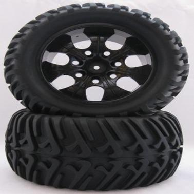 China RC Hobby 1:10 RC Truck Nylon Car Tires Set S88001 for sale