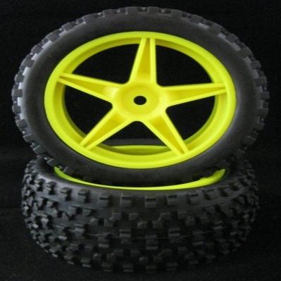 China RC Hobby RC Car Parts Front Buggy Tires 1/10 With Foam Insert 66003 for sale