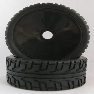 China RC Hobby 17mm Common RC Tires Rubber Buggy Car RC Tires Wheels For 1/8 Buggy Car (180103) for sale