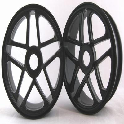 China RC Model 5 Colors RC Wheels Plastic Rims With 17mm Joint For 1/8 RC Buggy Car (188015) for sale