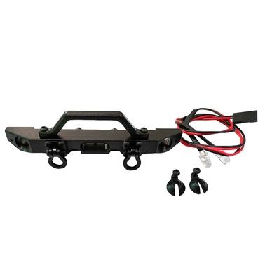 China RC Model RC Alloy Front Bumper with Car Light Set for Axial SCX24 Crawler 1-24 for sale