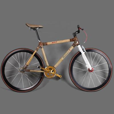 China Fiber Free Shipping Bamboo Carbon Road Bike Track Fixie Bike Single Speed ​​Fixed Bike 700c Bike for sale