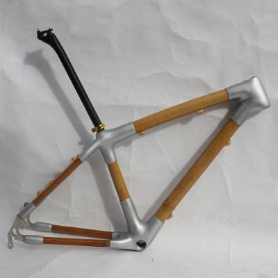 China Free Shipping Naturefly 27.5er QR 135mm Mountain Bikes Mountain Bike Frame MTB Bamboo Bicycle Frameset for sale