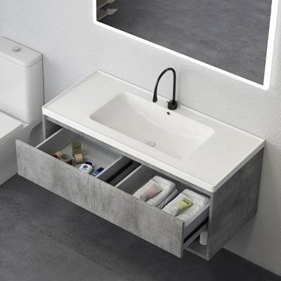 China 36 Inch Modern Bathroom Vanity Set Modern Wall Mounted Commercial Cabinet for sale