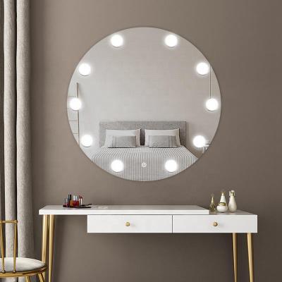 China Bluetooth Hollywood Makeup Mirror Lighted Vanity Mirror with LED Bulbs for sale