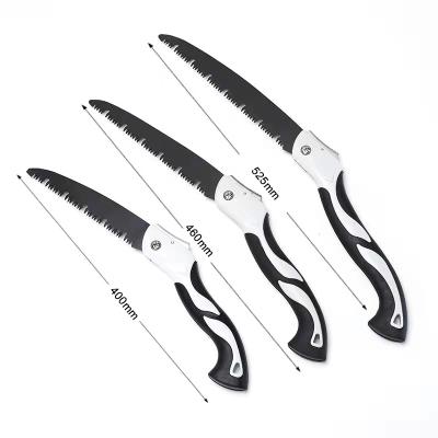 China Outdoor Portable Camping Garden Branch Wood Pruning Saw Steel Tree Folding Blade Hand Saw Steel Hand Saw for sale