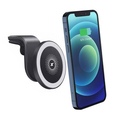 China Fast Charger The New Car Phone Magnetic Wireless Charger With Type-C Interface Wireless Portable Fast Charging for sale