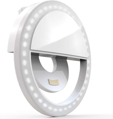 China Custom USB aros de luz Logo 36 LED Selfie Light Ring Rechargeable Phone for sale