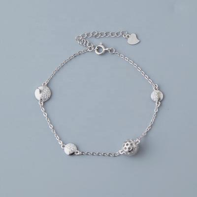 China Trendy Hot Sale Trendy Charm Women s925 Sterling Silver Pendant Bracelet for sale